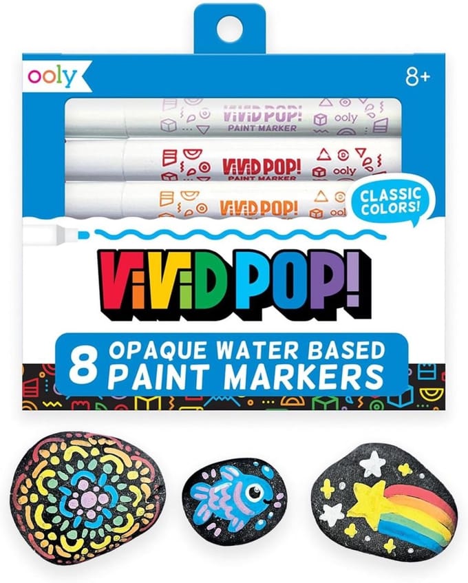 Ooly - Vivid Pop! - Steen schilderen - Waterverf stiften