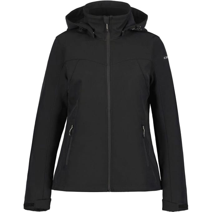 ICEPEAK BRENHAM Vrouwen Outdoorjas ZWART