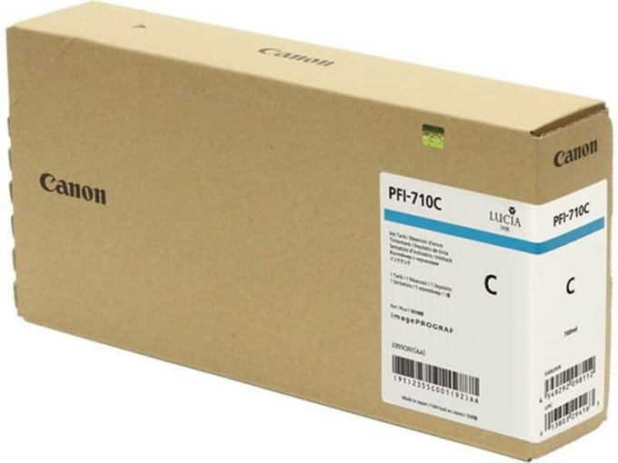 Canon PFI-710C inktcartridge cyaan (origineel)