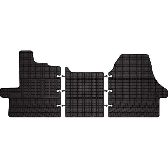 Wielganizator SolidPRO - Auto Rubber Matten - Citroen Jumper II - Zwarte Kleur - Modeljaar 2006-2014