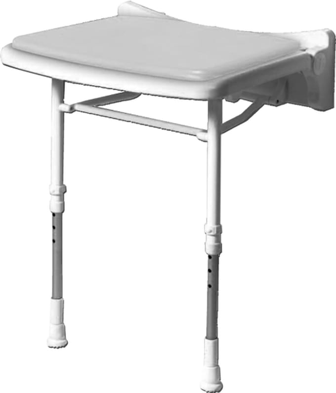 Opklapbaar Douchezitje - 46 cm breed - Douchekruk tot 158 kg