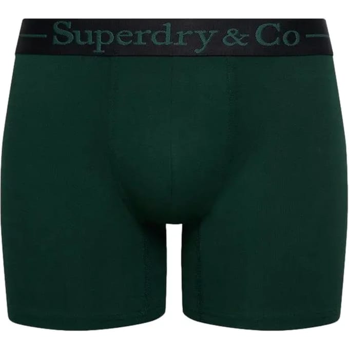 Superdry heren 3P long boxers basic multi