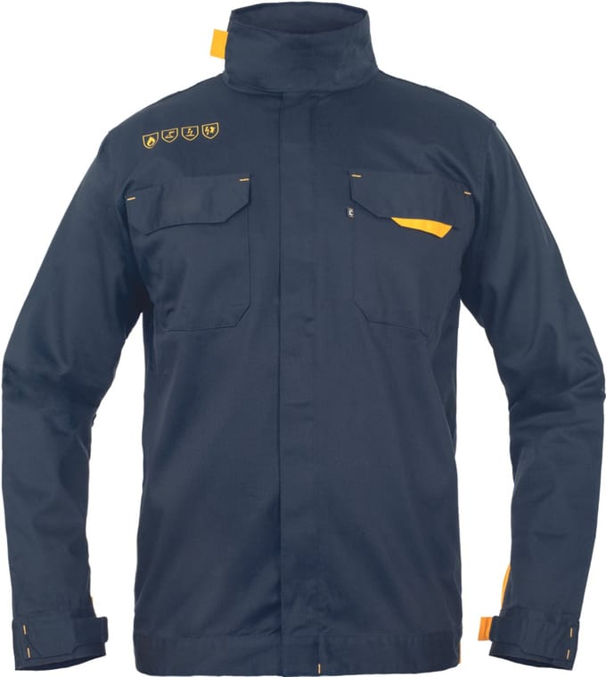 Cerva MULTINORM FUZZ vlamvertragend werkjas 03510048 - Navy - 4XL