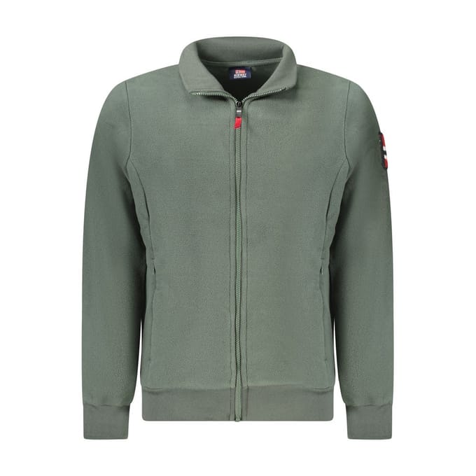 Noorwegen 1963 Groen Polyester Heren Sweatshirt