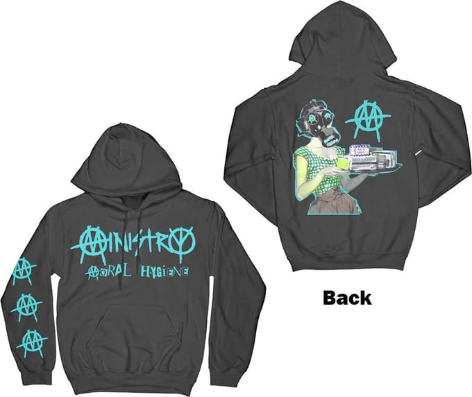 Ministry - Moral Hygiene Gasmask Hoodie/trui - M - Zwart