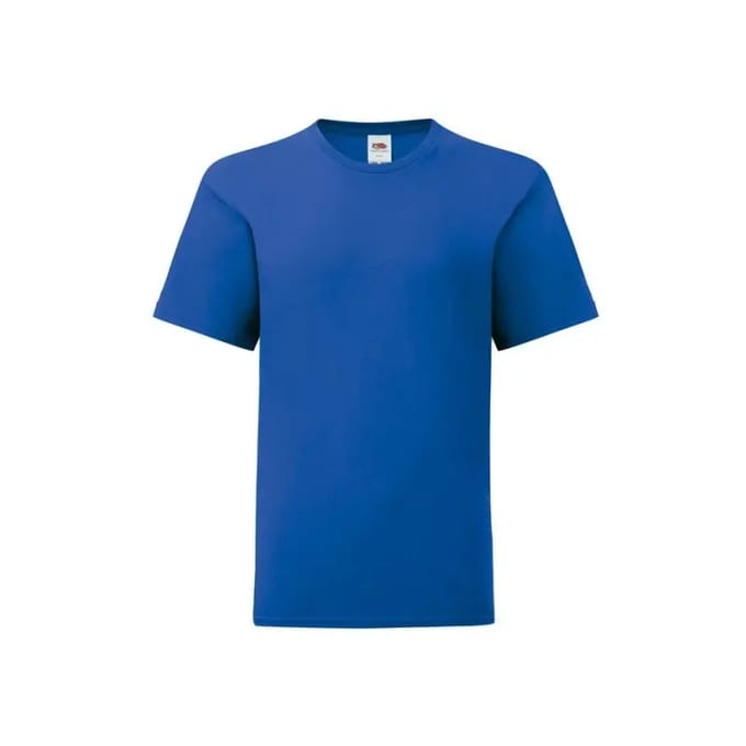 Fruit of the Loom - Kids´ Iconic T - Royal Blue - 152