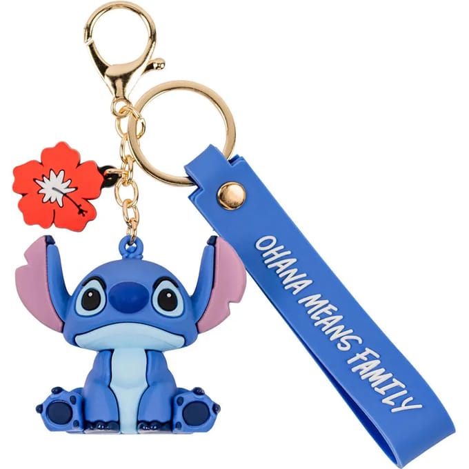 STITCH - Ohana Means Family - 3D Vinyl Keyring