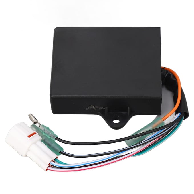Boîtier CDI 4EM 85540 10 00 Module de contrôle d'allumage CDI Remplacement pour VTT GRIZZLY 80 YFM80 2005 à 2008 black