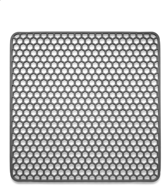 Bodo® Gootsteenmat - Vierkant - Onderzetter - Grijs - 30.5 x 30.5 cm