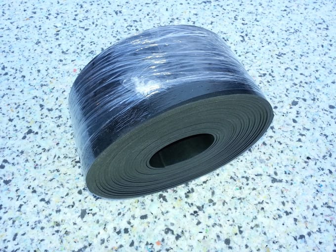 Rubber strip 30x2 op rol SBR oplegrubber