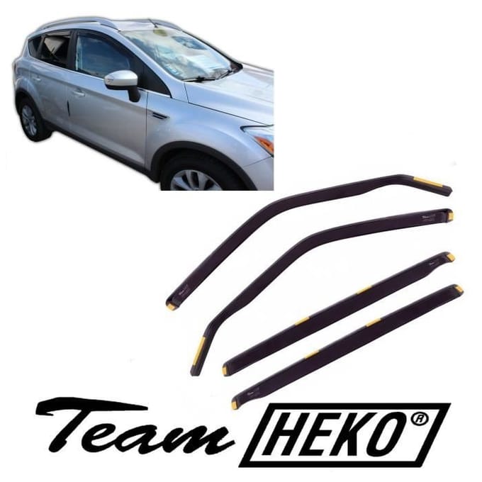 J&J AUTOMOTIVE | Heko Deflecteurs d'air Déflecteurs de Vent Pour Ford Kuga 2008-2012