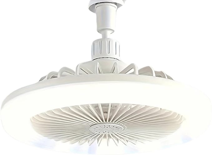 Livano Plafondventilator - Met Verlichting - Plafond Ventilator - Met Lamp - Plafonniere Met Ventilator - Met Licht - 25cm
