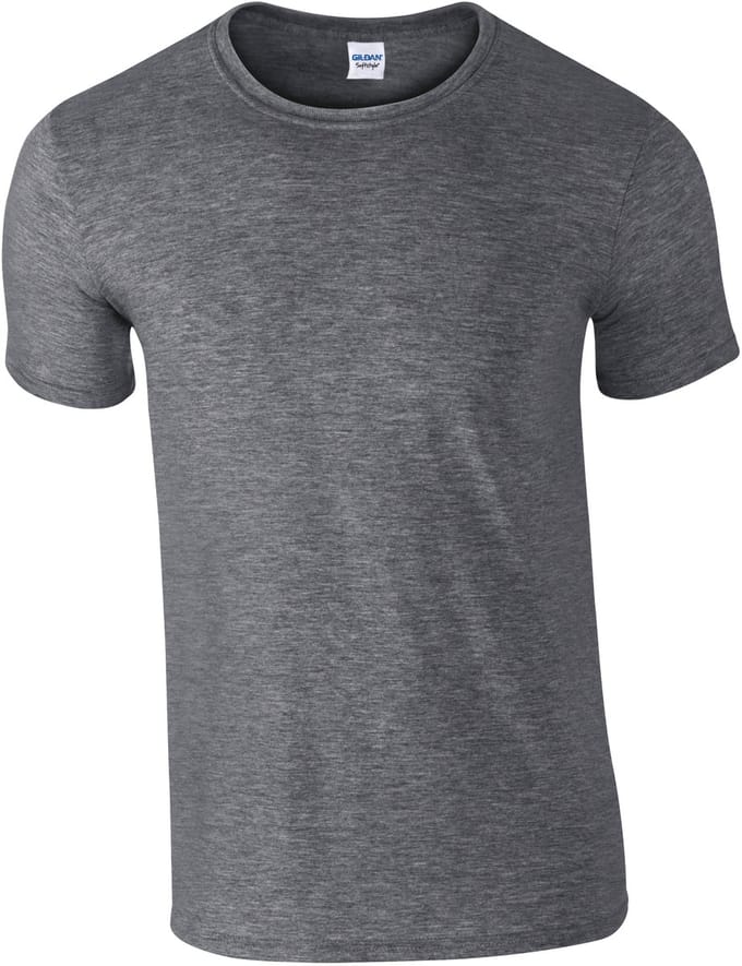 Gildan - Softstyle® Adult T- Shirt - Dark Heather - L