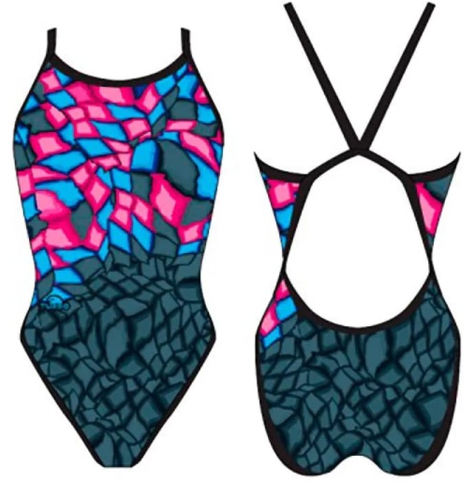 Turbo Crystal Revolution Zwemkleding Veelkleurig XL Vrouw