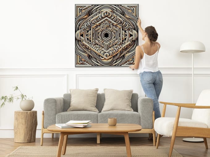 Kunstprint | Wanddecoratie | Dibond | 60 × 60 cm
