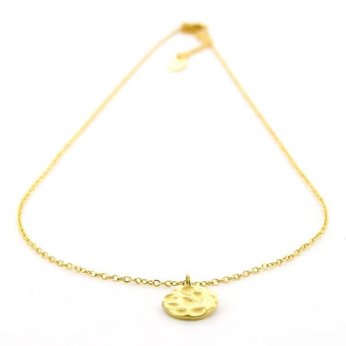 Kalli Ketting Pattern Disc Goud