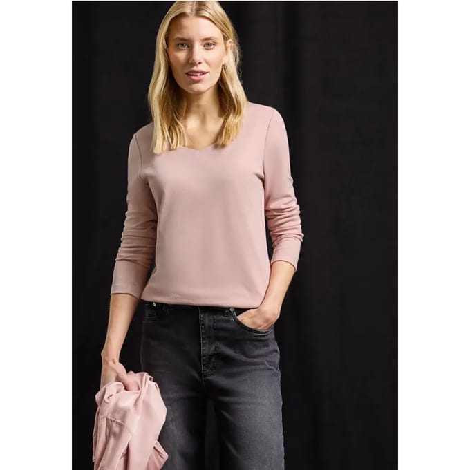 Shirt met carrée halslijn