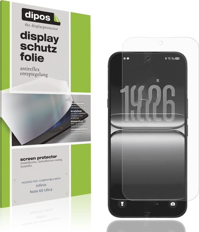 dipos – 4x Matte Beschermfolie geschikt voor Infinix Note 60 Ultra | Krasbestendige & antireflecterende Screenprotector Ultra-Thin