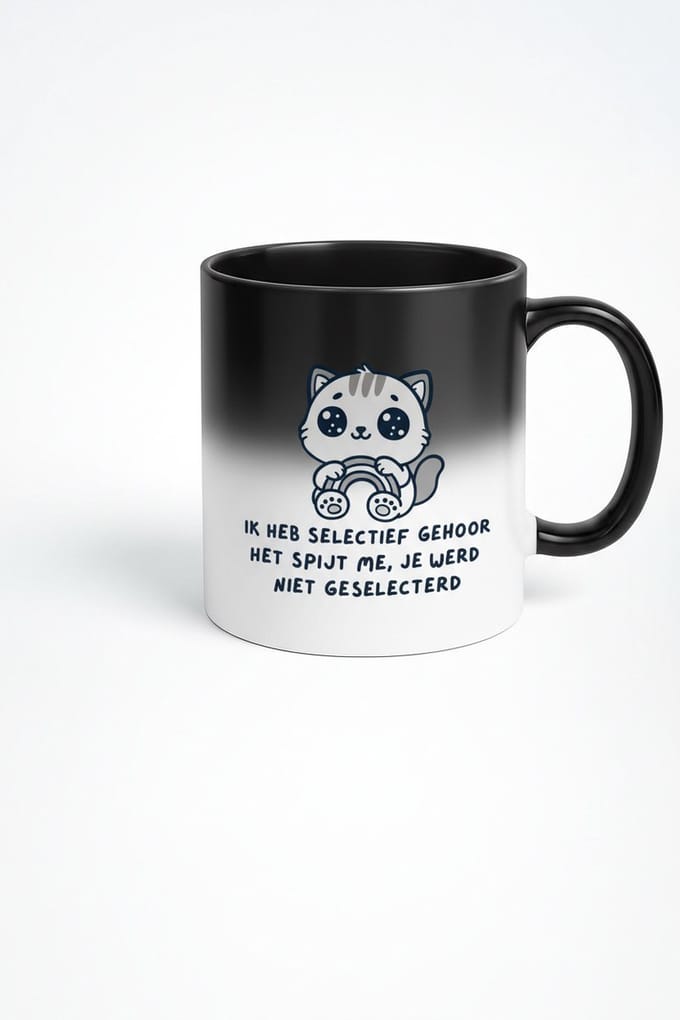 Ik Heb Selectief Gehoor - Magische Koffiemok