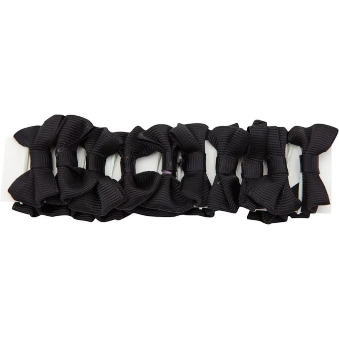 Red Horse Invlechtstrikjes Zwart 20 Stuks 2,5 Cm