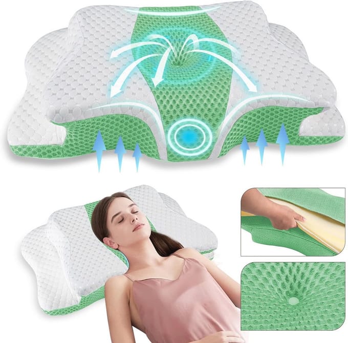 Ergonomisch Neksteunkussen van Traagschuim - Verstelbaar en Comfortabel