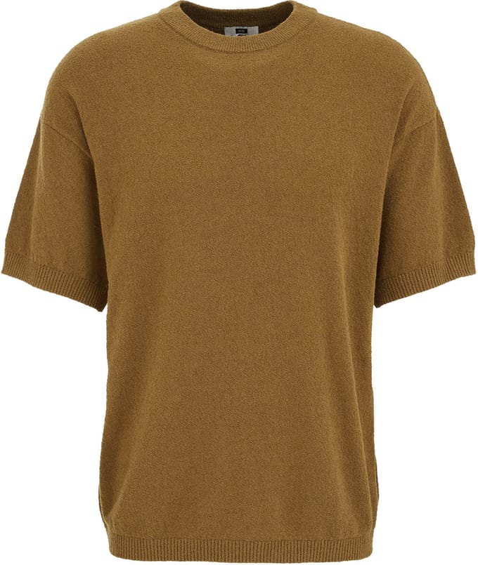 WE Fashion Heren regular fit T-shirt met structuur
