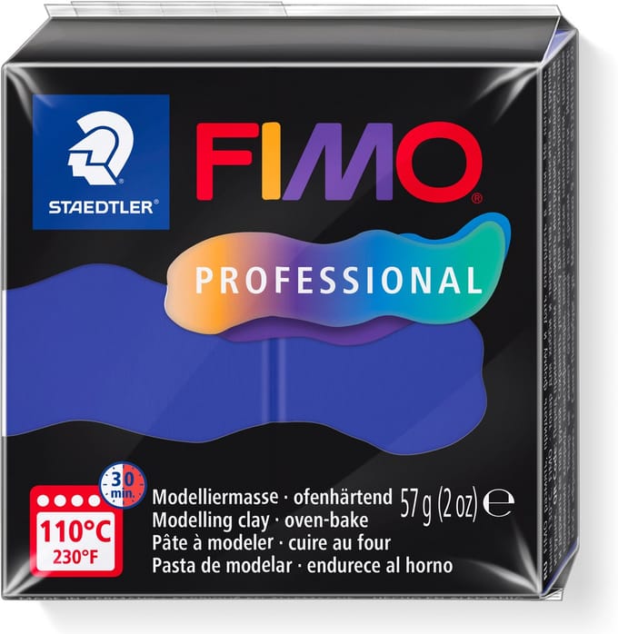 FIMO professional - ovenhardende boetseerklei - blok 57 gr - koninklijk blauw