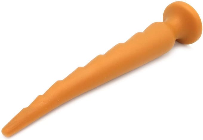 Gold Play - Soft Liquid Siliconen Anaal Dildo Rex - Goud S