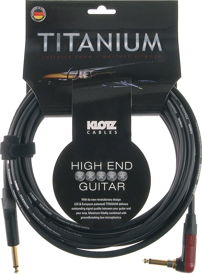 Klotz TIR0600PSP Titanium instrumentkabel 6 m - Instrumentenkabel