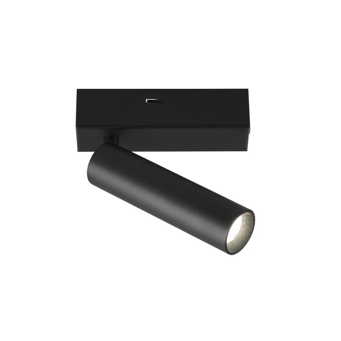 Trio Lighting Ambala LED plafondspot, 1-lamp, zwart, metaal, CCT, dimbaar