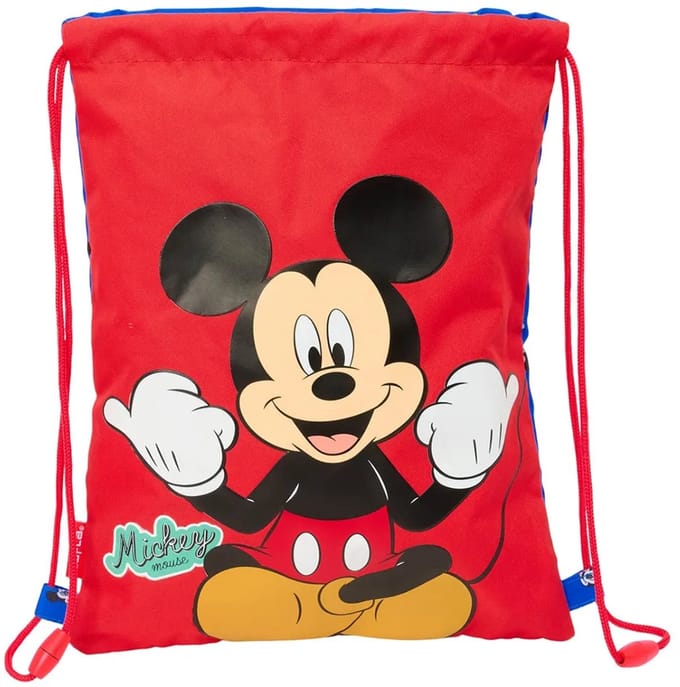 Safta 34 Cm Mickey Mouse Good Day Gymtas Rood Kinderen