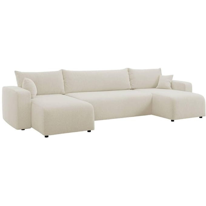 U-slaapbank Rosco bouclé | NADUVI Collection