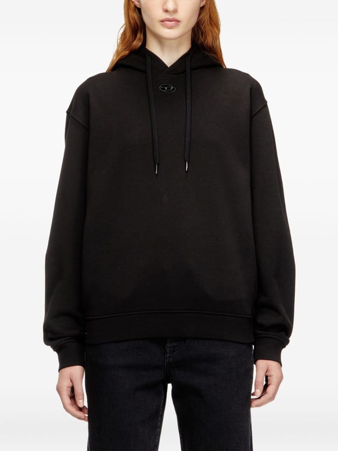Diesel felpa f-normy vrouw zwart