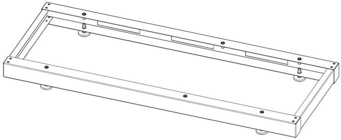 Wolf Basisconsole FHA-08/10,11/14,14/17 voor installatie direct op bodemplaat, 9148544