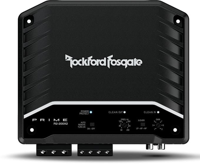 Rockford Fosgate R2-200X2 2 kanaals / mono Auto versterker