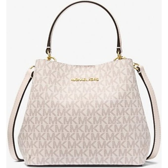 Handtas Dames Michael Kors PRATT-VANILLA Grijs 18 x 18 x 10 cm