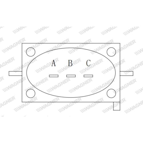 Sensor, smoorkleppenverstelling WAGNER THR00023