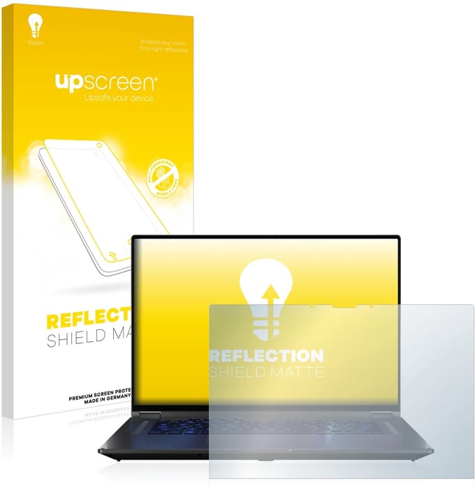 upscreen - Screenprotector voor ASUS ROG Flow X16 - Folie Beschermfolie anti glare matte