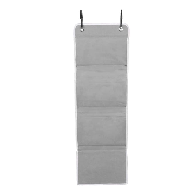 Hangende Kast Organizer Meerlaags Sterk Draagvermogen Non-woven Over Deur Organizer grijs