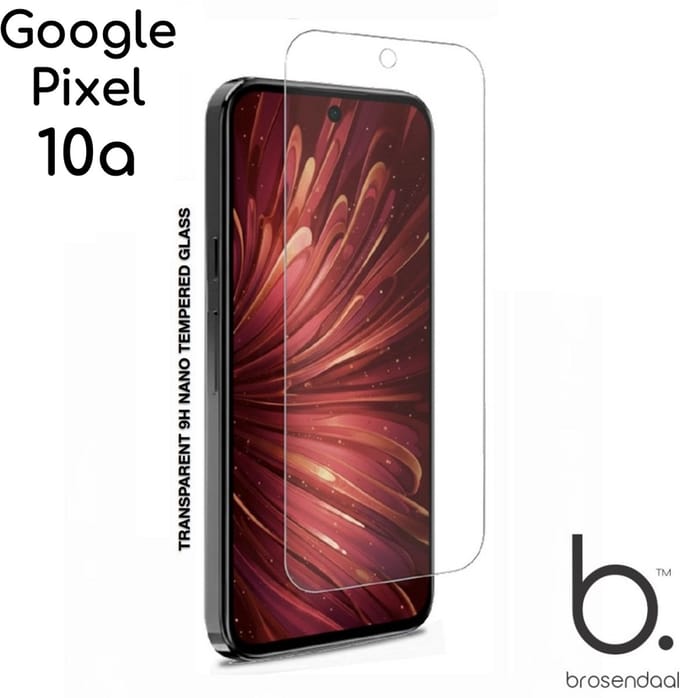 Brosendaal Screenprotector voor Google Pixel 10a - Ultradun - 9H Nano Coating - Maximaal Kras- en Valbestendig
