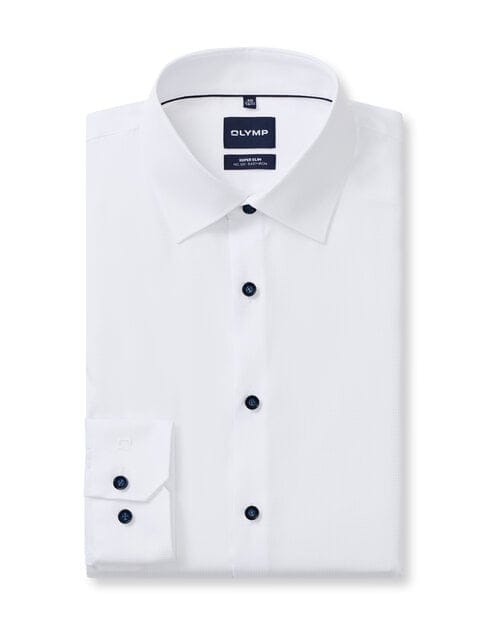 Super slim fit zakelijk overhemd van katoenmix