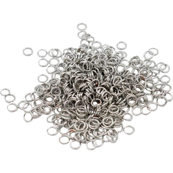 500 stuks open ringetjes metalen connectoren DIY sieraden maken 4 mm 6mm