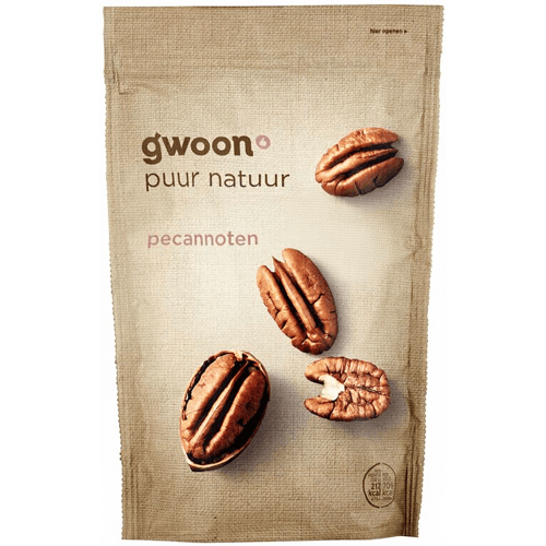 G'woon Ongebrande Pecan Noten - 200 g