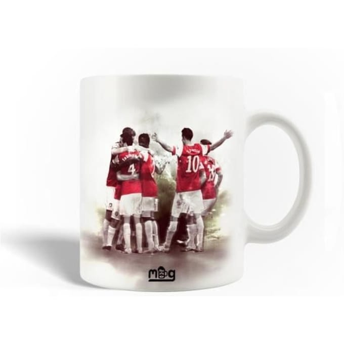 Mug - Arsenal - Céramique - 30cl - Compatible lave-vaisselle - Cylindrique