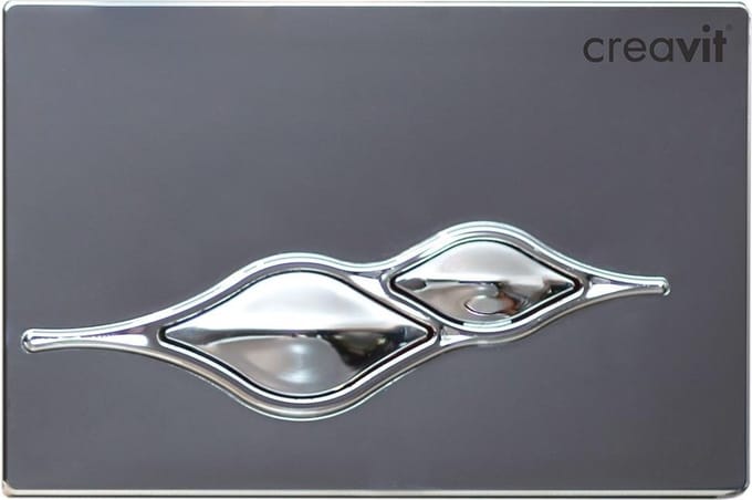 Creavit Ufo Bedieningsplaat Mat Chroom