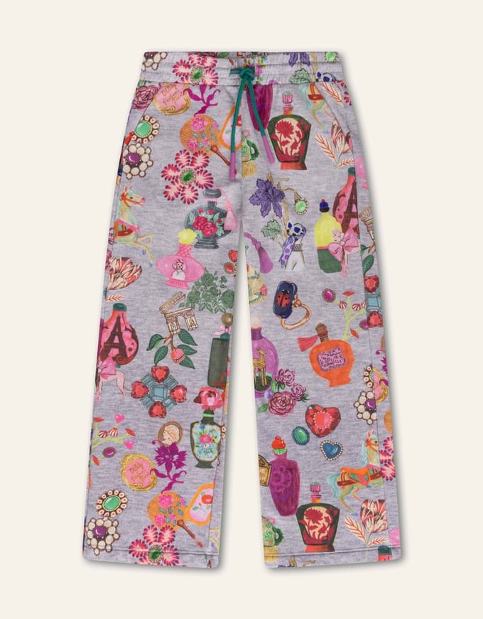 Oilily Prom Broek- maat104/4yr Forged Iron