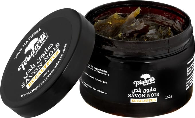 Sabon Beldi - Eucalyptus - Marokkaanse Zwarte Zeep - 150 g