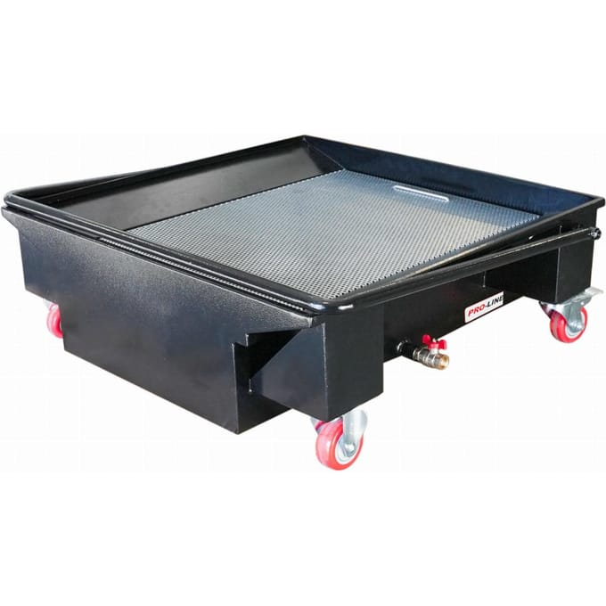 Pro-Line Olieopvangbak - Mobiel - 50L - Staal - 750x750 mm