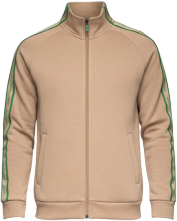 OMBRE Sweater - Regular Fit - Katoen - Lange Mouw Bruin L