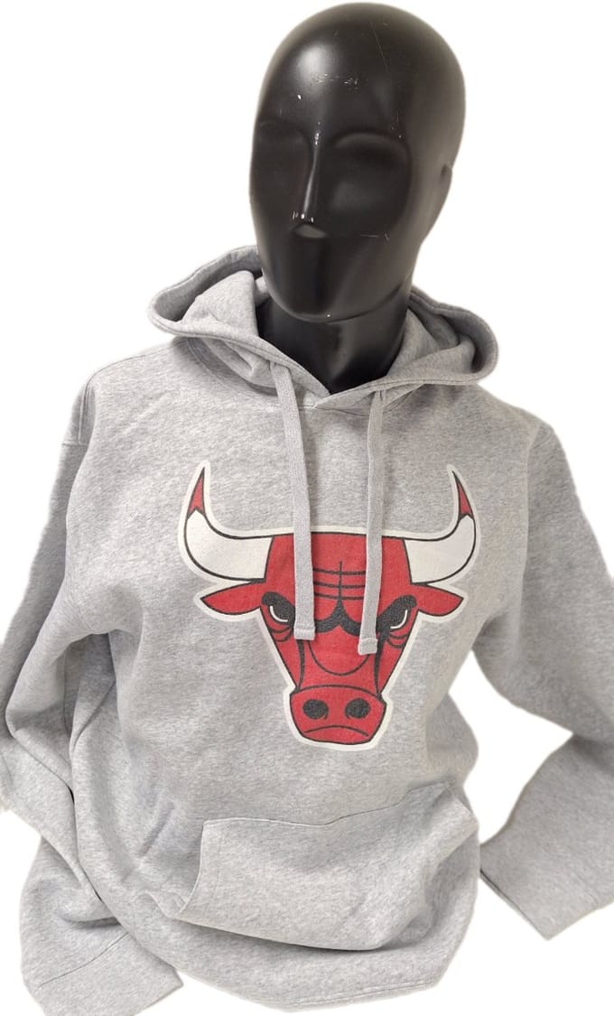 CHICAGO BULLS - HOODY- GREY- S
